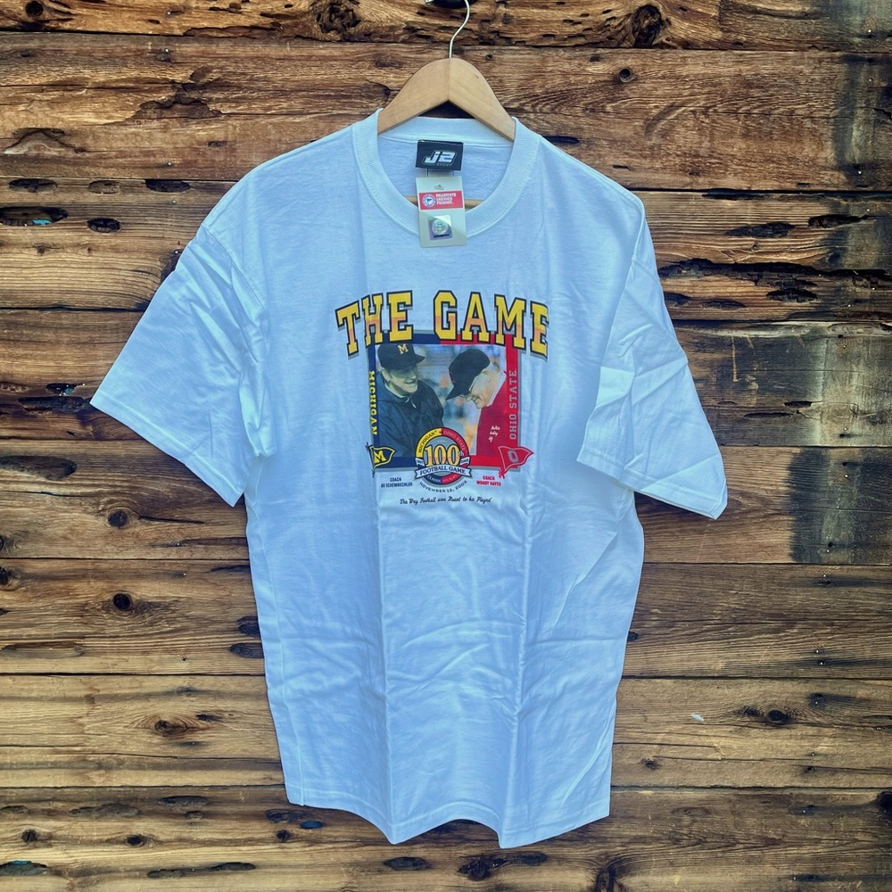 J2 SPORT | NWT Deadstock White Graphic T-Shirt - The Game Michigan 2003 XL